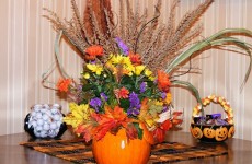 pumpkin vase []